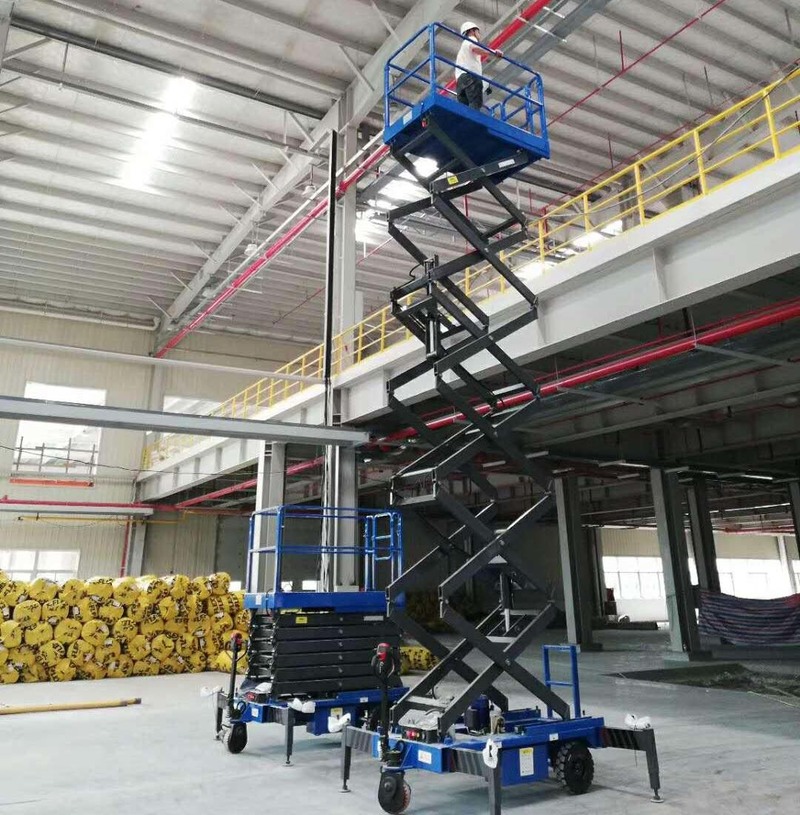 汕尾助力行走剪叉式高空作业平台
